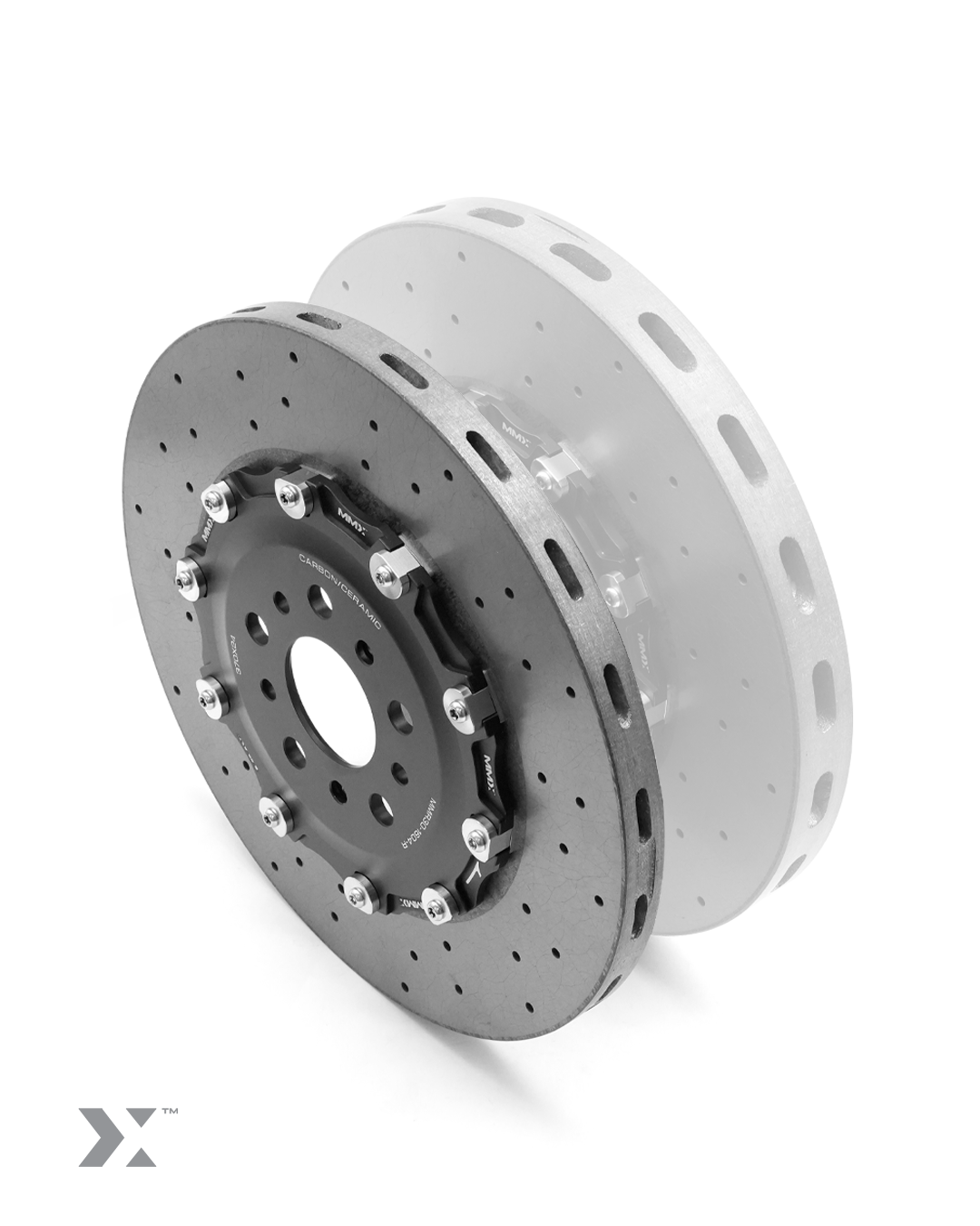 MMX 2-Piece 370mm x 24mm Carbon Ceramic rear discs/rotors for BMW G8x