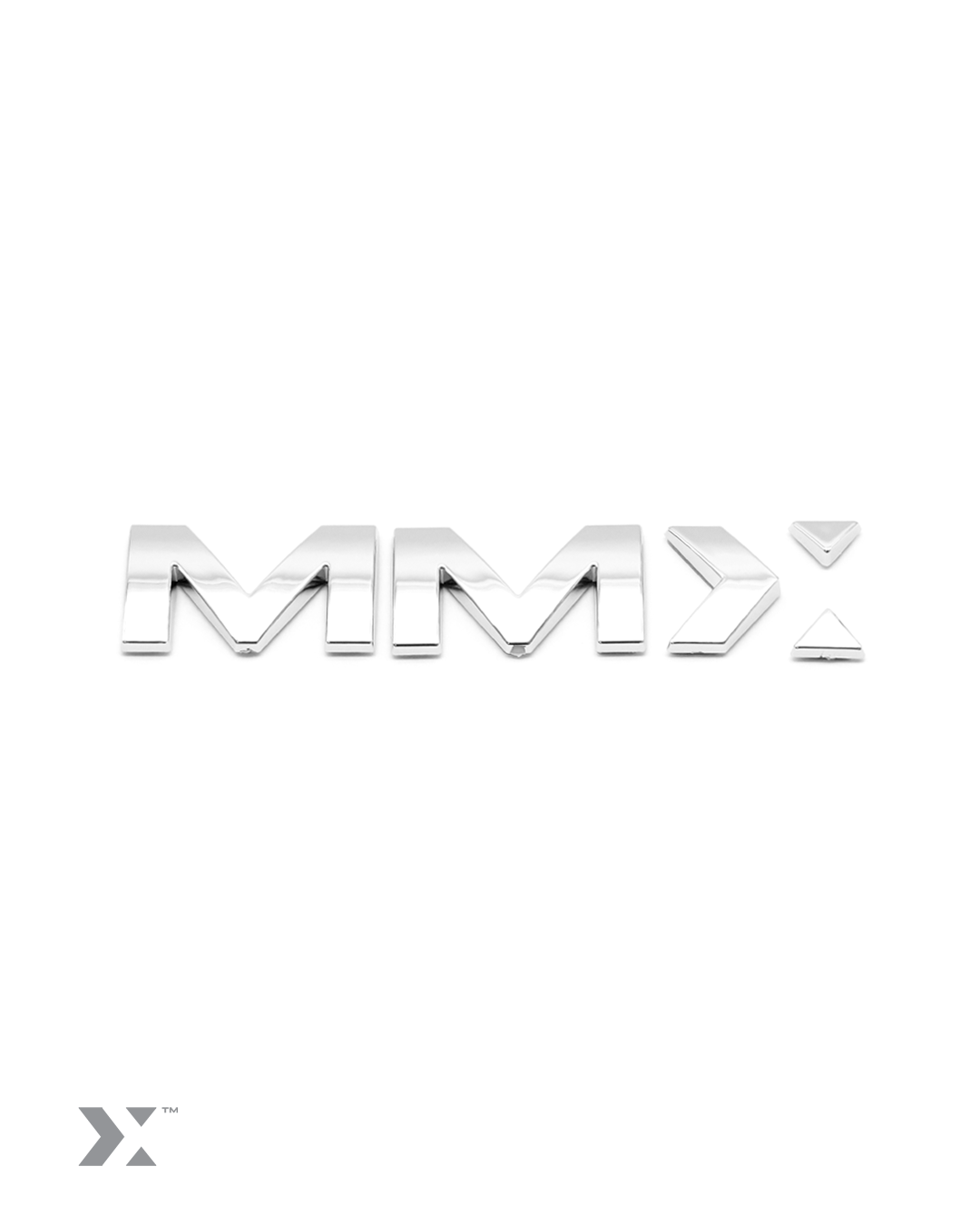 MMX Vehicle Badge Chrome