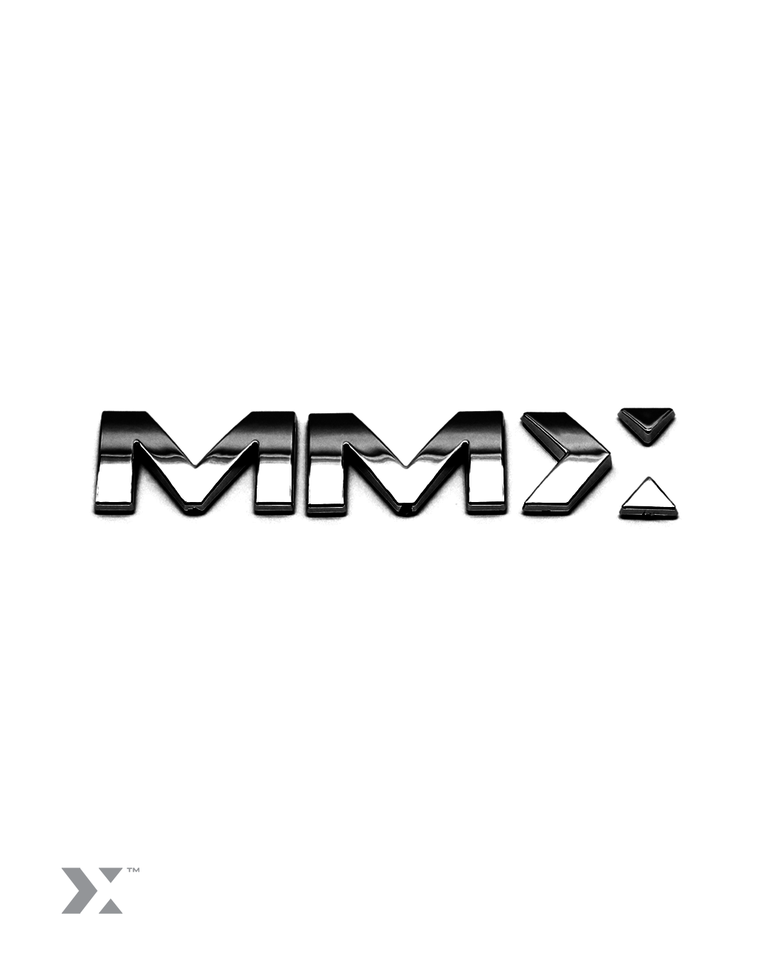 MMX Vehicle Badge Chrome