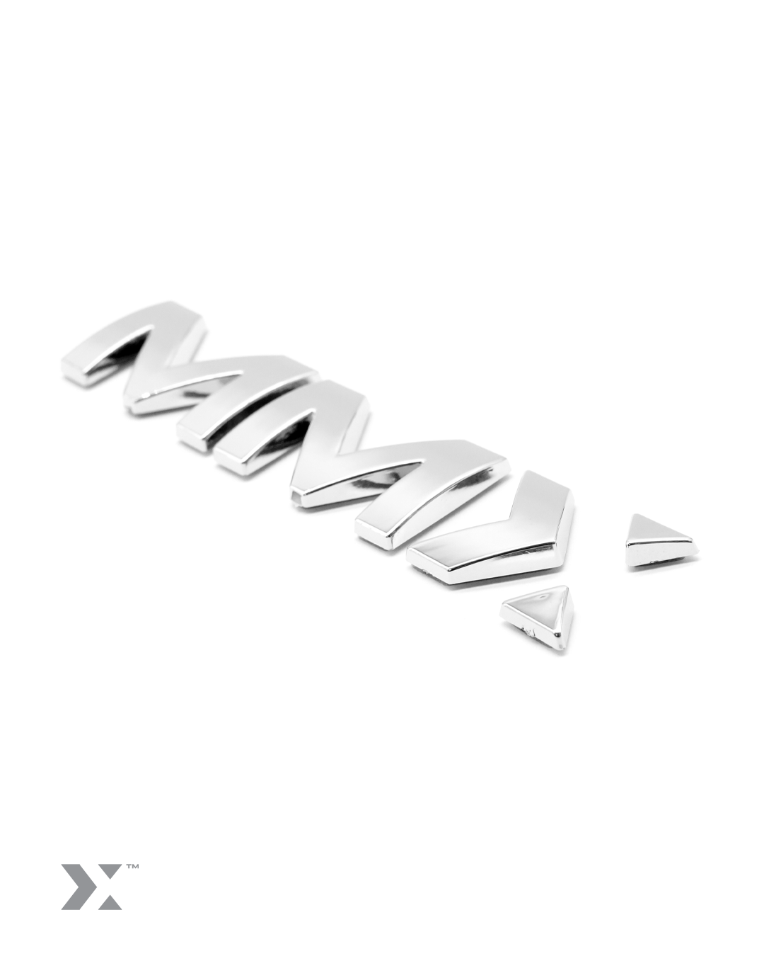 MMX Vehicle Badge Chrome