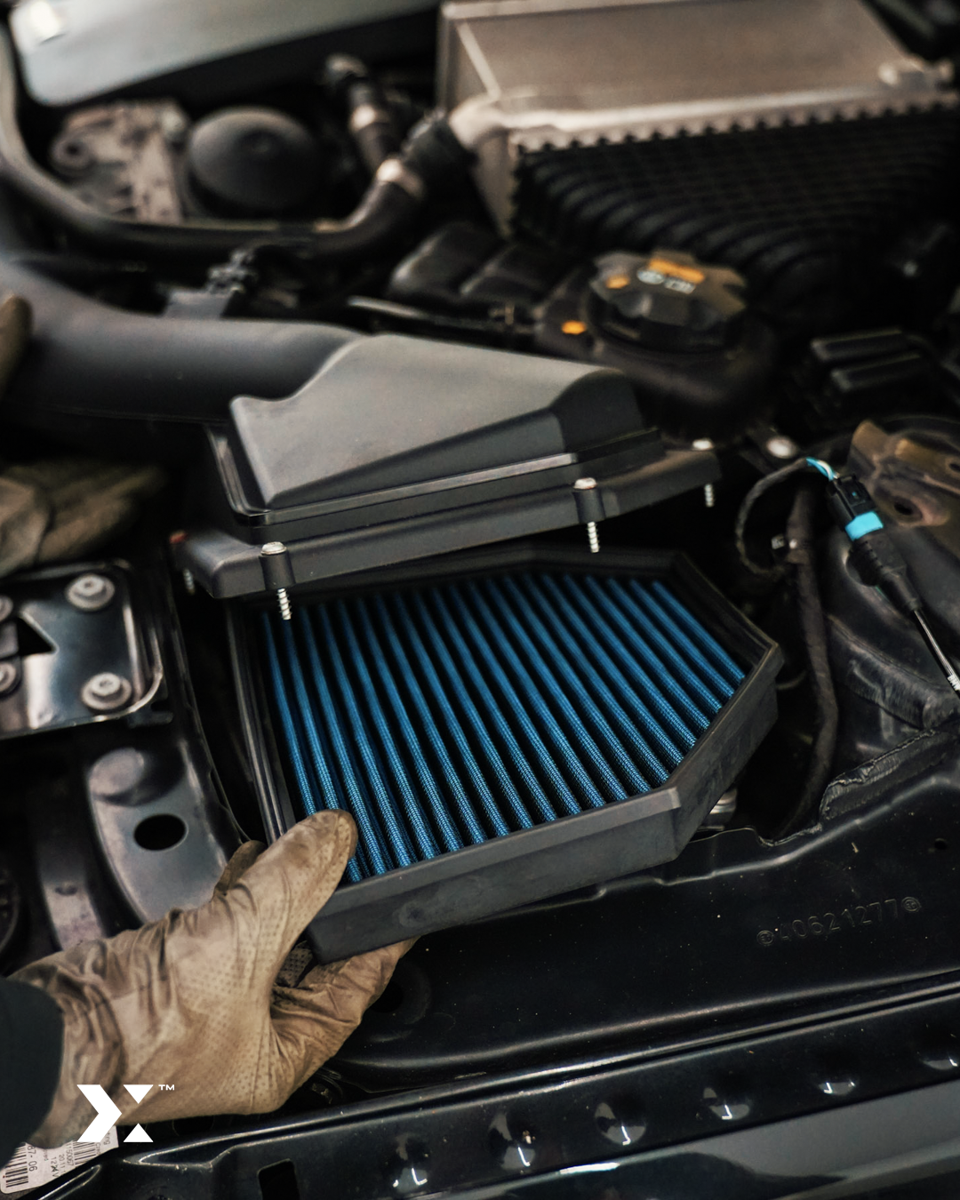 MMX Cotton panel air filters for BMW S55